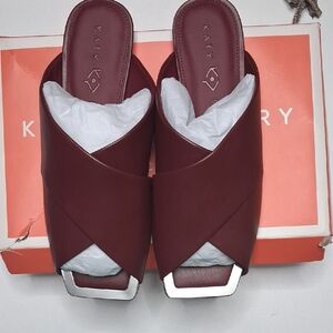 Katy Perry Collections Burgundy Mules